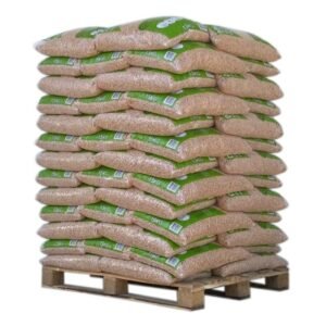 Holzpellets DIN Premium – Palette mit 65 Säcken à 15 kg