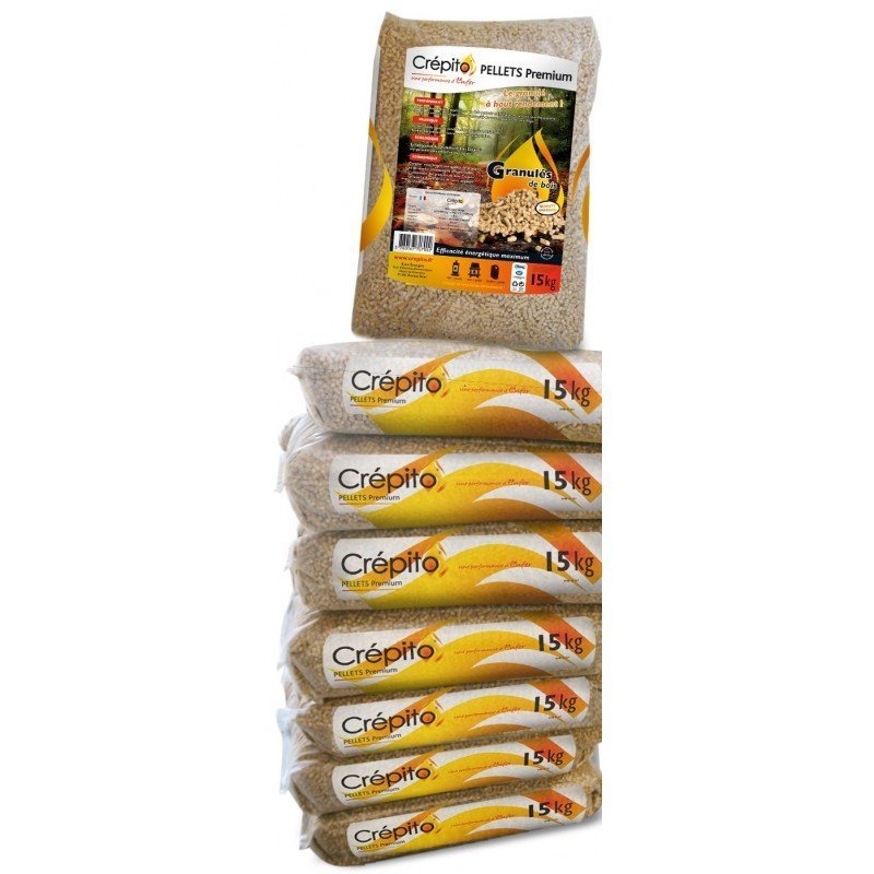 Pellets Crépito – Palete com 72 Sacos de 15 kg